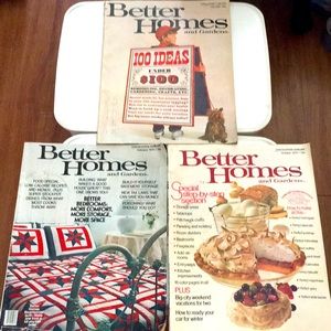 🆑🫧CLEARANCE!🏷️ Vintage 60s/70s Better Homes and Gardens Magazines
